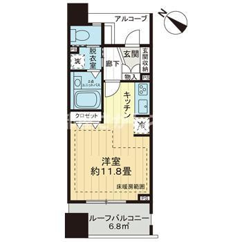 ライオンズ東十条ステーションプラザ【おとり物件なし】#学生・社会人にオススメ！初期費用分割払いOK！の間取り