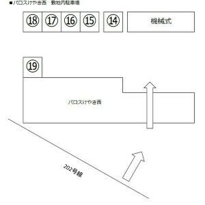 パロスけやき西　草ヶ江小学校区の区画図|パロスけやき西