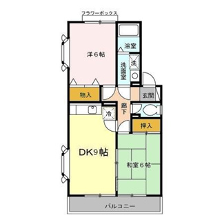 【間取り】 | ヒルサイドタウン　ＡＢ