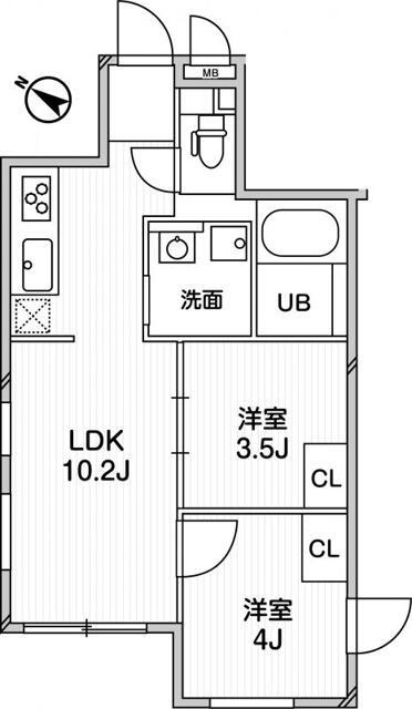 ＥＸＡＭ中目黒Ⅱの間取り
