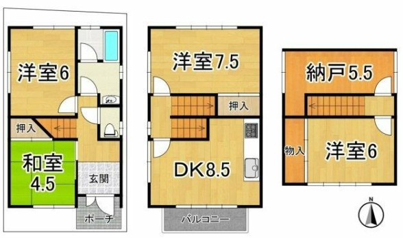 【間取り】 | K22251-紫野