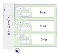 福岡市西区横浜１丁目の新築一戸建の区画図| 