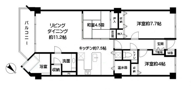 【間取り】 | スカイリゾート伊豆高原