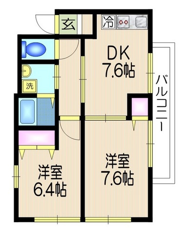 ツインハイムＢの間取り|【間取り】　セキスイハイム　角部屋　３面採光