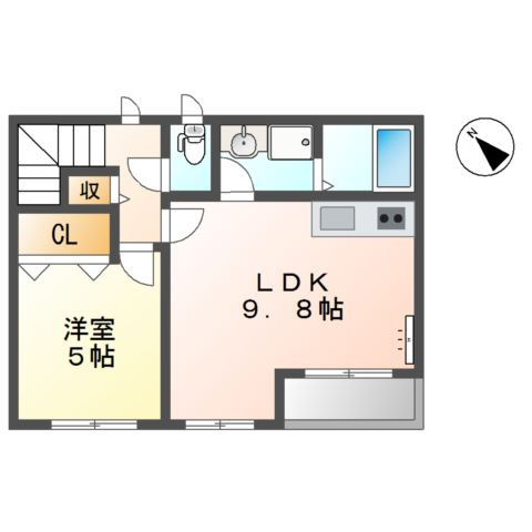 パシフィックパレス向山の間取り