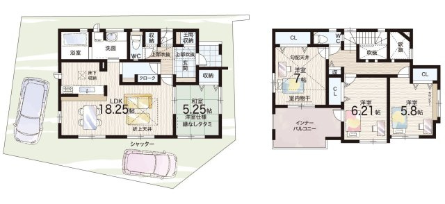 明石市魚住町中尾　新築一戸建ての間取り|3号地