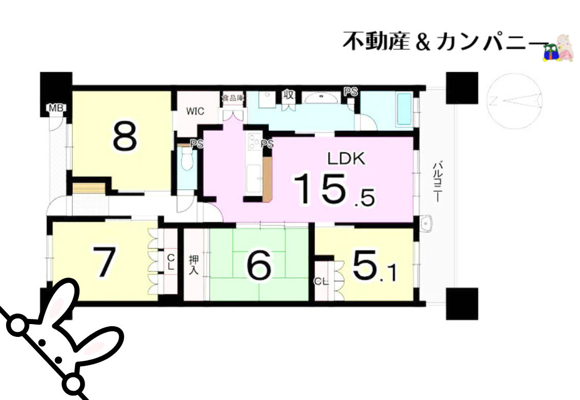 サーパスシティ城山公園の間取り