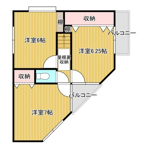 大阪府吹田市山田東1-30-20の間取り