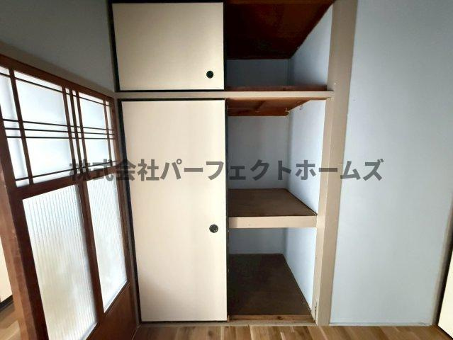 ツーイー寝屋川平屋の収納|収納のためのスペースです