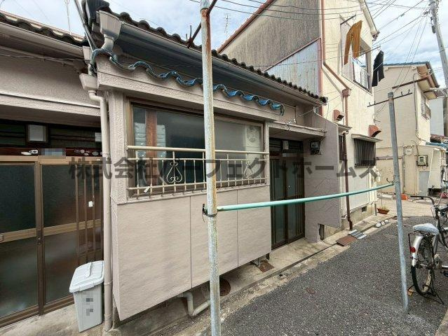 ツーイー寝屋川平屋のバルコニー|洗濯物干し場