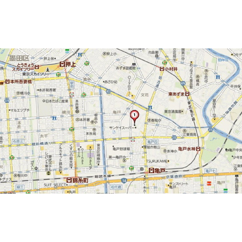 アムールアローの地図