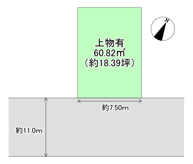 岸和田市上野町東　土地