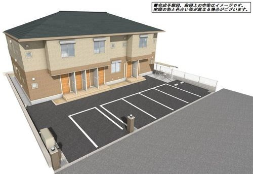 SHM　ピュア・ウインドⅡの外観|※建築中、の為イメージです。実際の物と色合い等が異なる場合がございます。
