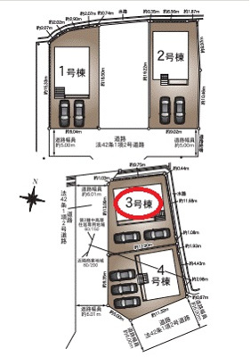 【区画図】 | クレイドルガーデン福崎町福崎新第３ | 区画図