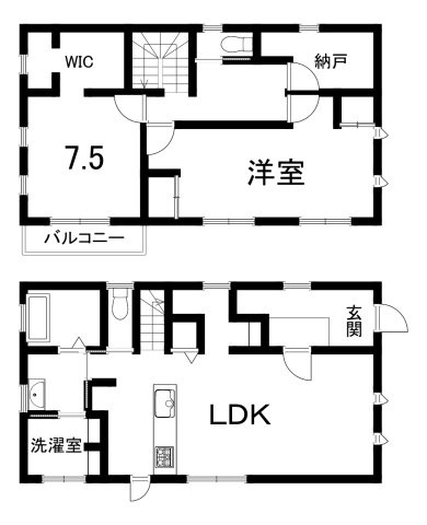 栃木市大平町富田1033-20の間取り
