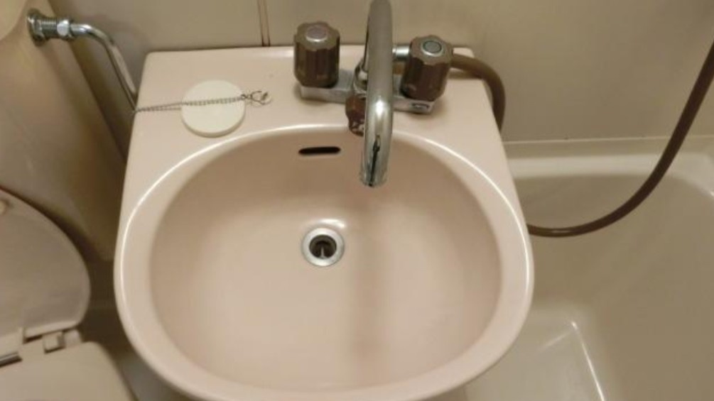 ハイムにれの木の洗面所