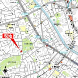 アヴァンス目黒の地図