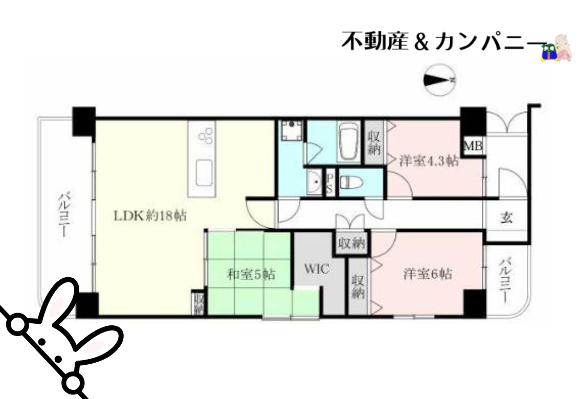 スプレンド保免の間取り
