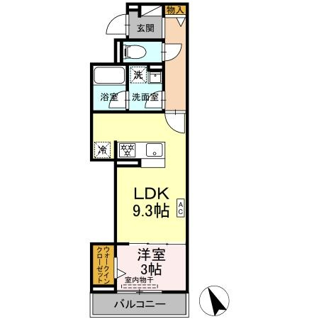 アリヴィオの間取り