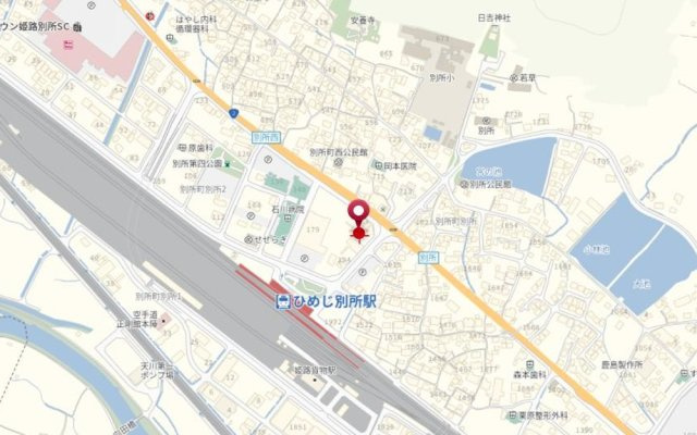 別所町2丁目一戸建貸家の地図
