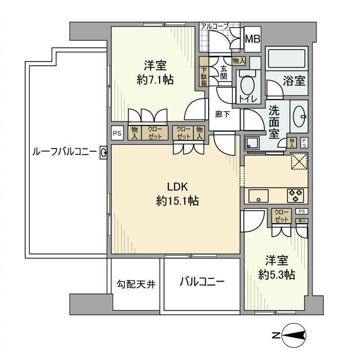 パークテラス宮前平の間取り