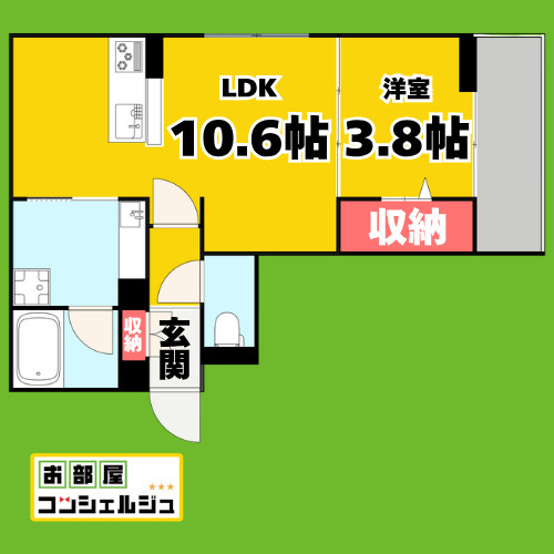 セレスティア藤江町の間取り