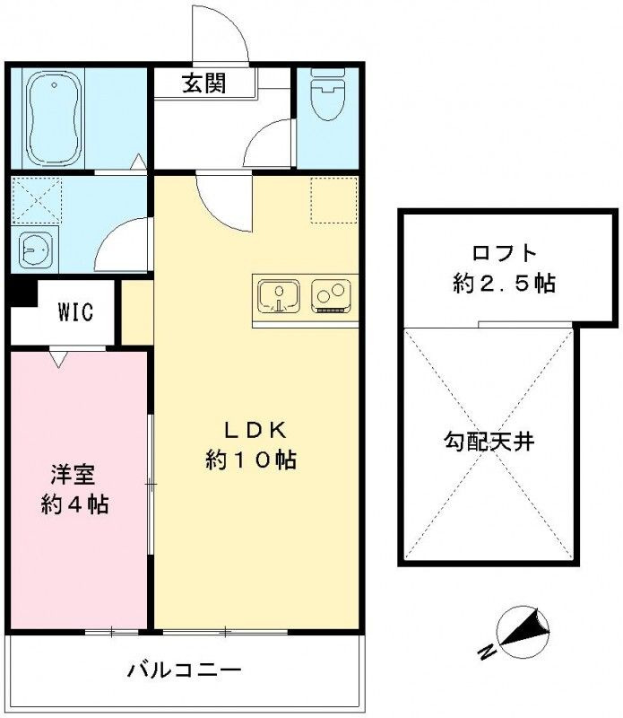 ステラフィオーレの間取り