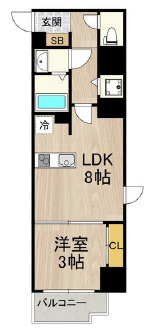 【間取り】 | 旧　ノーブルコート堺筋本町