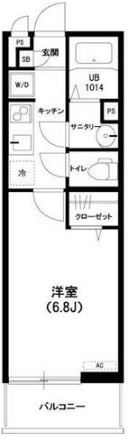 さいたま市大宮区土手町３丁目のアパートの間取り