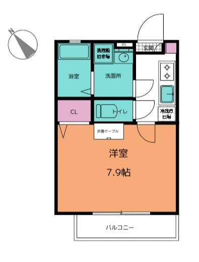 千葉市花見川区幕張町１丁目のアパートの間取り