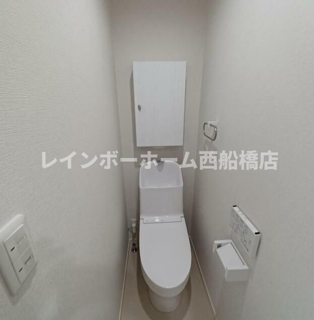 千葉市花見川区幕張町１丁目のアパートのトイレ