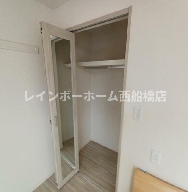 千葉市花見川区幕張町１丁目のアパートの収納
