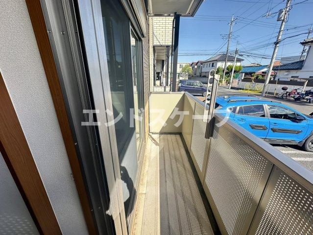 アルフェッカBのバルコニー|高崎、前橋のお部屋探しはエンドスケープまで！お客様の理想お聞かせ下さい♪