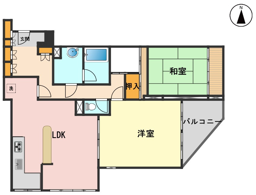 橋川ビルの間取り