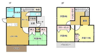 【間取り】 | 福岡県八女市室岡