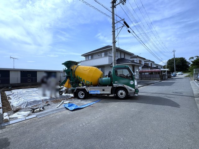 明石市魚住町金ケ崎新築戸建２号棟の前面道路含む現地写真|2026年7月13日撮影