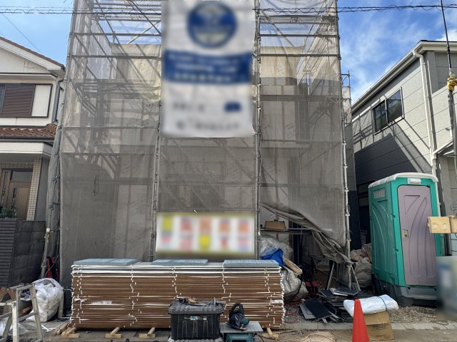 明石市魚住町金ケ崎新築戸建２号棟の前面道路含む現地写真|2026年7月13日撮影