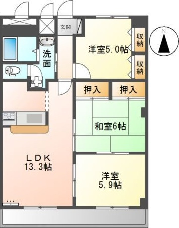 エル　２１の間取り