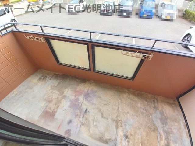 カーサ阪和のバルコニー