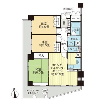 【間取り】 | サーパス住吉
