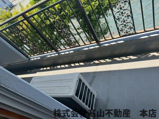 宗像市光岡の賃貸マンションのバルコニー|※同間取り別部屋の写真です。