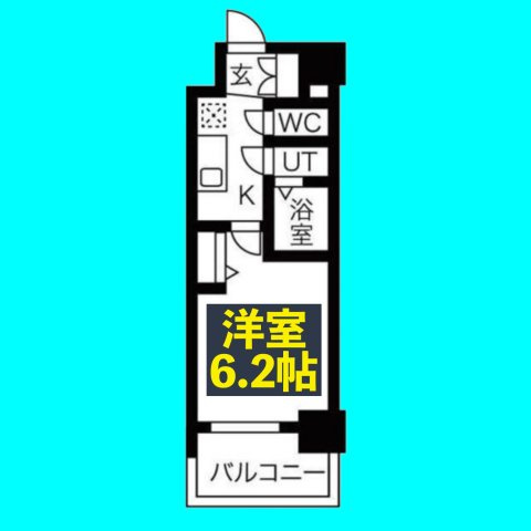 メイクス矢場町Ⅱの間取り