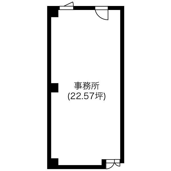 伏見フジビル【　オフィスおすすめ　】の間取り