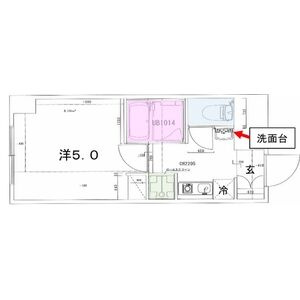 フィオーレ都島北の間取り