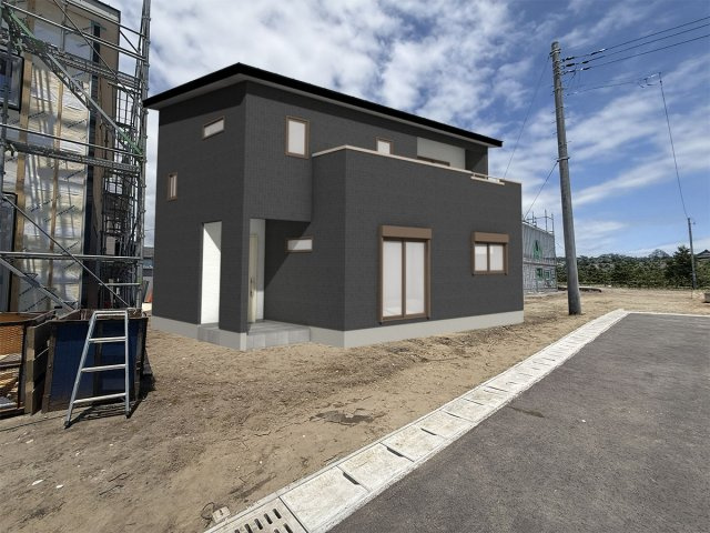 山武市島C区／建築条件付き売地の完成予想図
