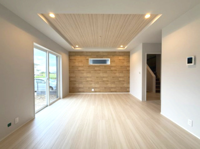 山武市島C区／新築戸建の居間・リビング