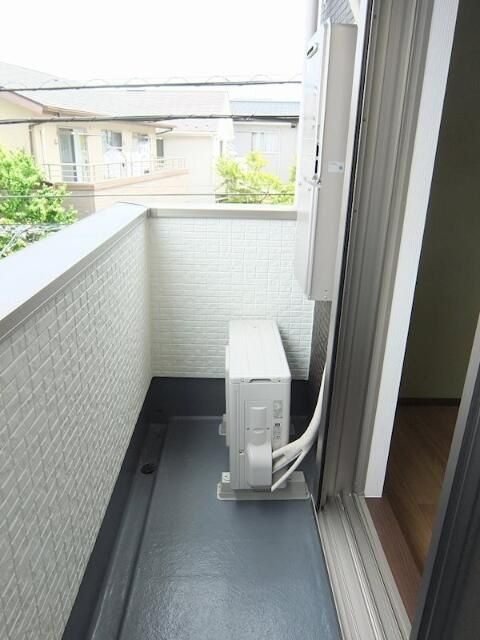 プランドール蒔田のバルコニー