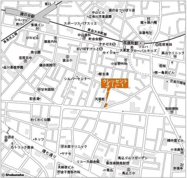 クレッセントSI-1の地図
