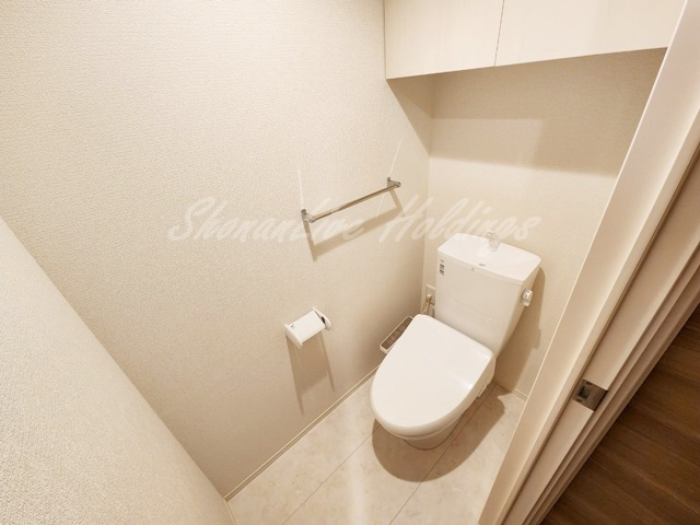 藤沢市藤沢のアパートのトイレ|清潔感のあるトイレです
