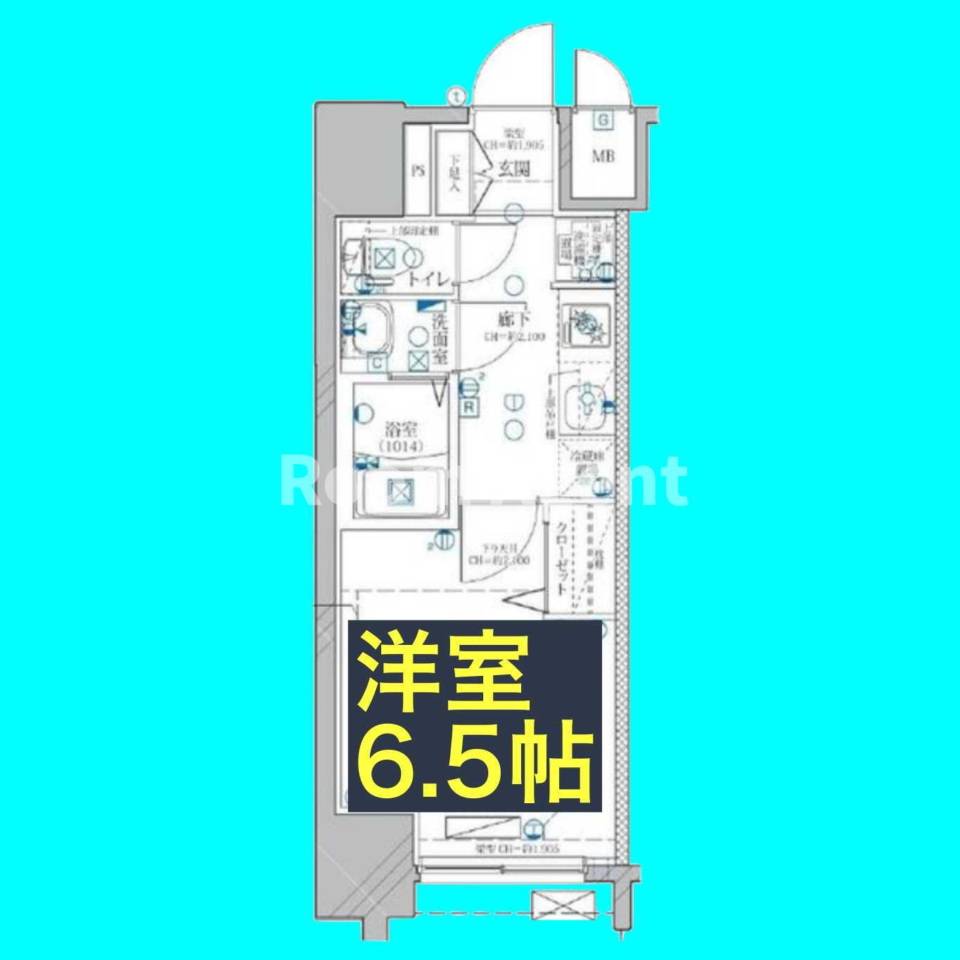 ディアレイシャス矢場町の間取り